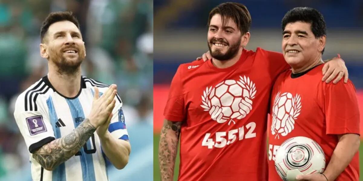Diego Maradona Jr. se hartó de que comparen a Lionel Messi con su papá: “No entienden de fútbol”