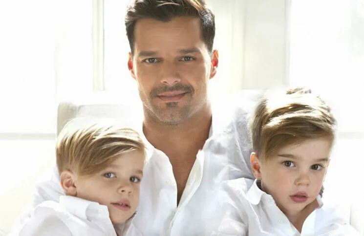 Ricky Martin mostró la curiosa técnica que usa para tranquilizar a sus hijos