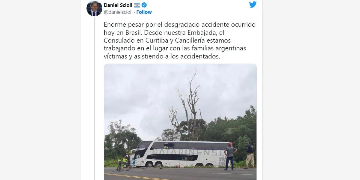 Tragedia en Brasil: quiénes son los 5 argentinos que murieron en el accidente del micro en la ruta