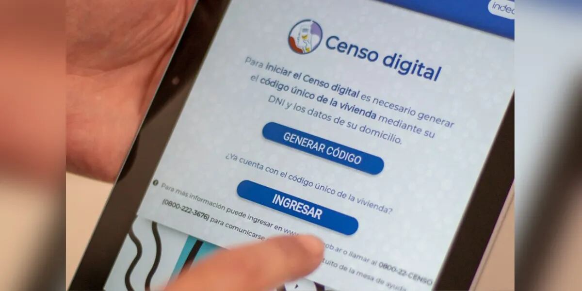 Censo en Córdoba: ya se puede completar desde el sitio oficial