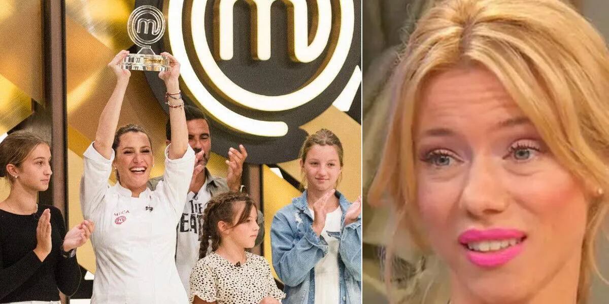 “No sé qué dijeron”, Nicole Neumann habló de la compañía de sus hijas a Mica Viciconte en MasterChef Celebrity