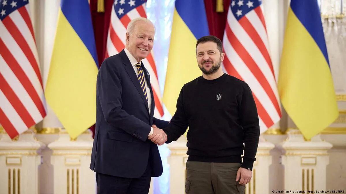 A un año del comienzo de la guerra, Biden visitó sorpresivamente Ucrania