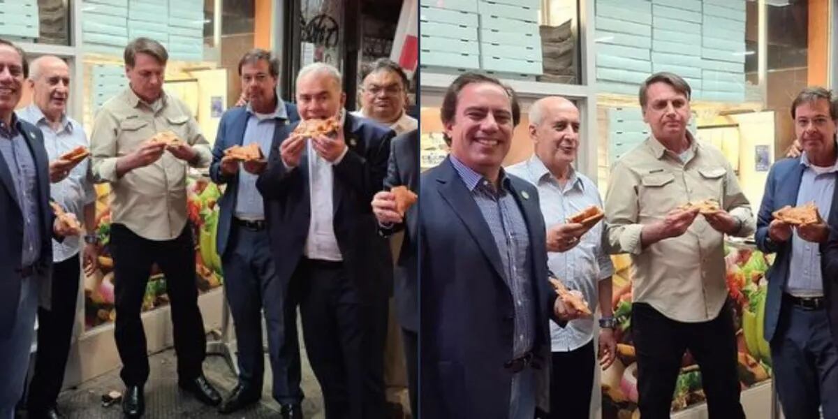 Jair Bolsonaro tuvo que comer en la calle en Nueva York porque no está vacunado