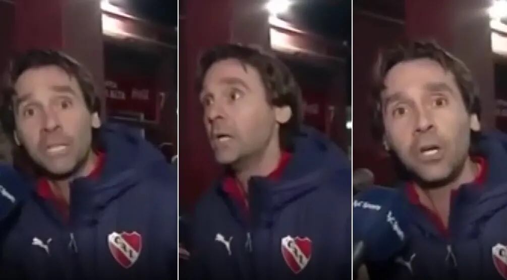 El tremendo enojo de un hincha de Independiente tras el empate con Huracán: “Basta de putear”
