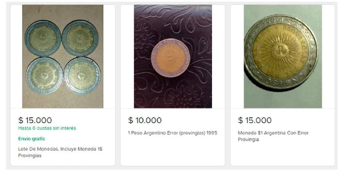 Monedas “Provingias” de un peso: el paso a paso de cómo venderlas