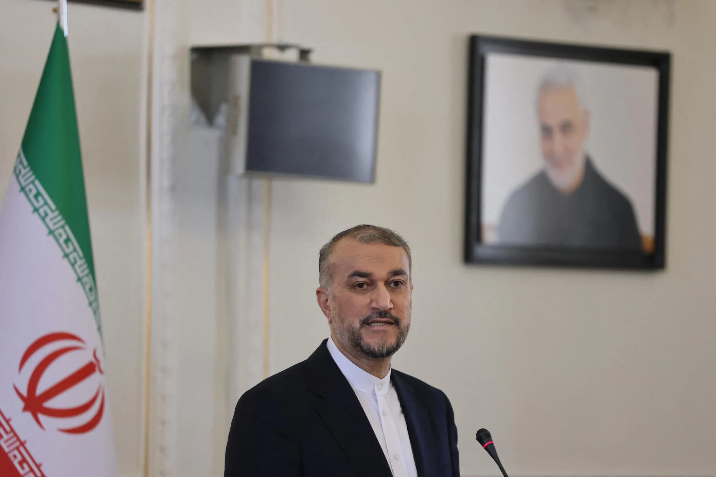 Hossein Amir-Abdollahian, Ministro de Asuntos Exteriores de Irán.