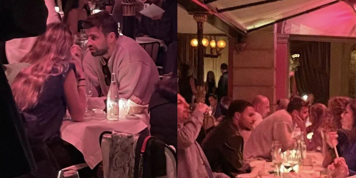 Salieron a la luz fotos de Gerard Piqué y su nueva novia besándose en el restaurante favorito de Shakira