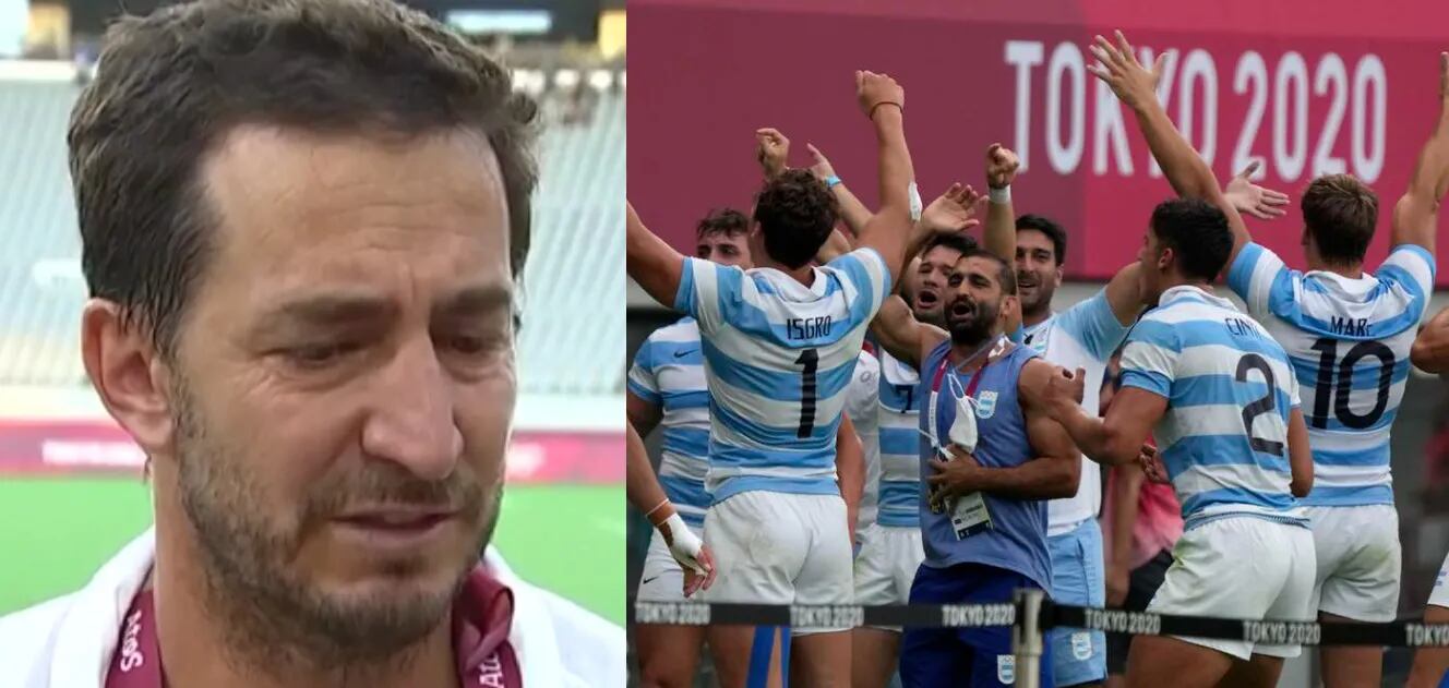 “Fue un año de mierda”: el llanto del entrenador de los Pumas tras obtener la medalla de bronce