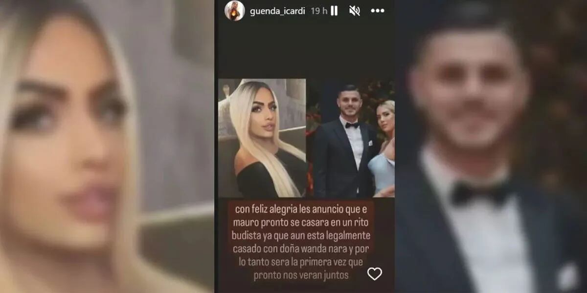 Guendalina Rodríguez anunció su casamiento con Mauro Icardi: “Pronto nos verán juntos”