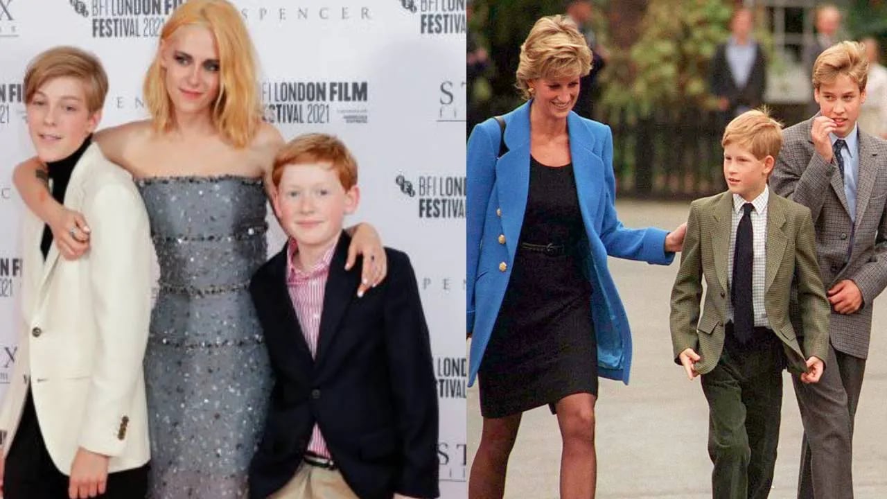 La comparación de Kristen Stewart sobre la relación de Lady Di con sus hijos: "Es un animal de tres cabezas"