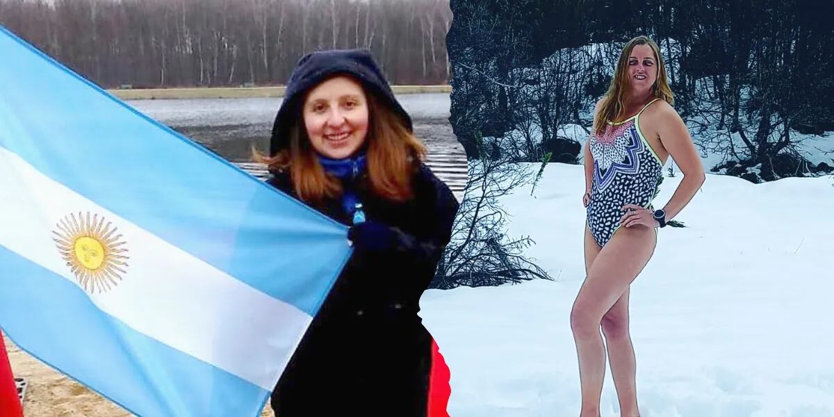 Daiana Farrer, la "dama del hielo": se crió en el mar, descubrió su pasión de grande y quiere batir récords en los 7 lagos