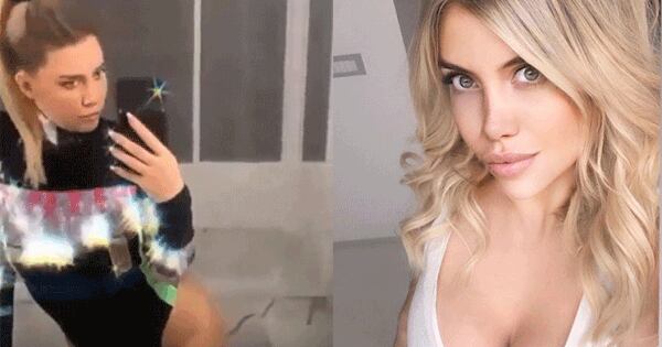 Wanda Nara Y Un Video Con Un Sensual Traje De Ba O A Puro Brillo La