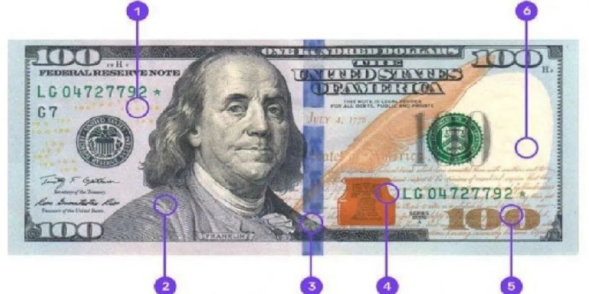 Dólares falsos: cómo detectarlos de manera sencilla