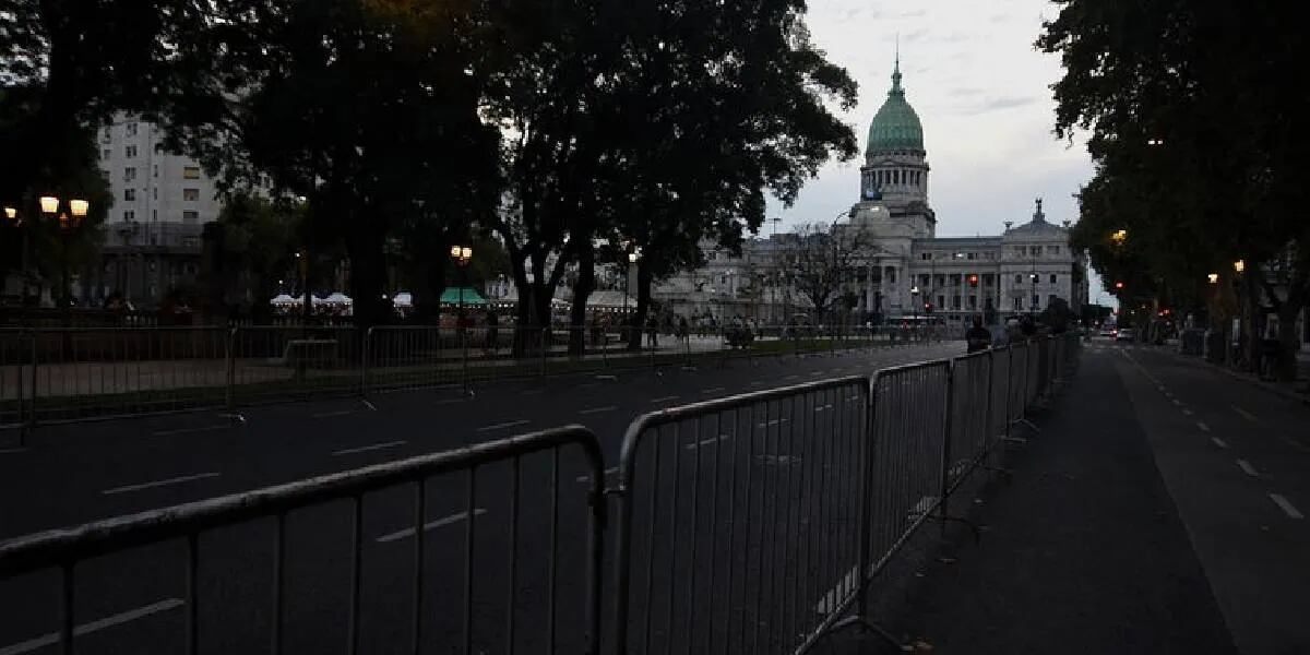 Cuáles serán las calles cortadas por la apertura de sesiones del Congreso.