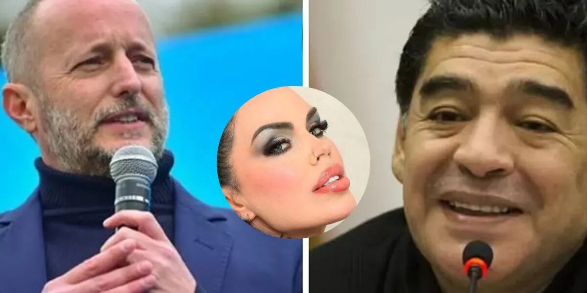 El duro mensaje de Diego Maradona en contra de Martín Insaurralde que se hizo viral en el medio del escándalo con Sofia Clerici