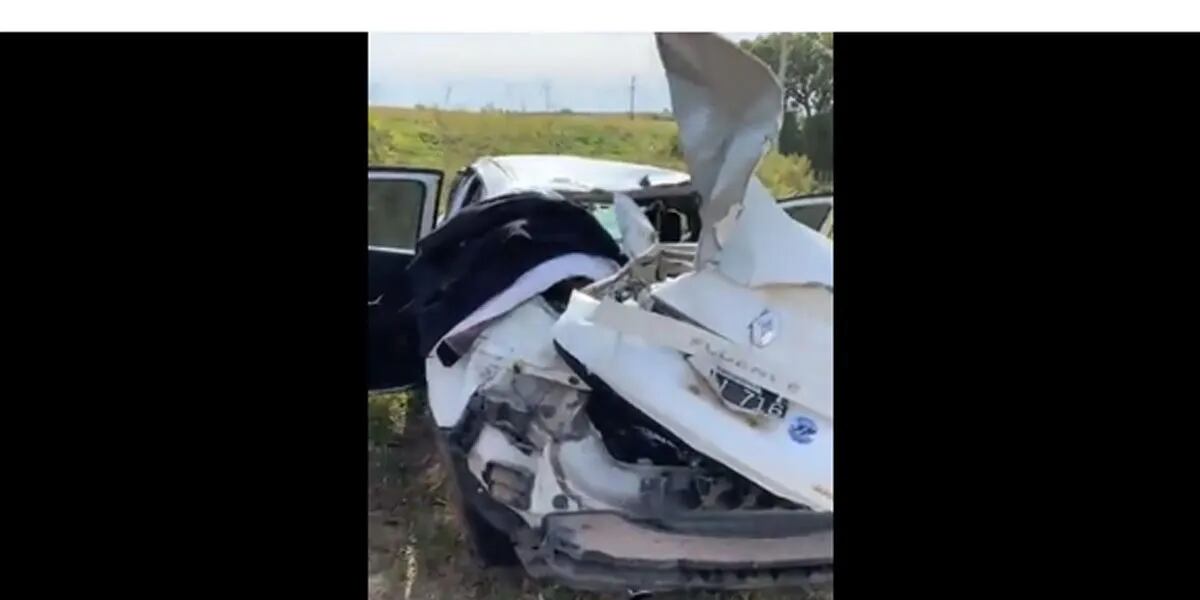 Chocó Marcos Urtubey, hijo del exgobernador de Salta: el auto quedó destrozado