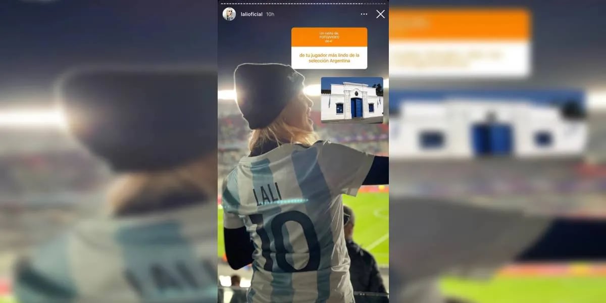El llamativo guiño de Lali Espósito para un jugador de la Selección argentina: "El más lindo"