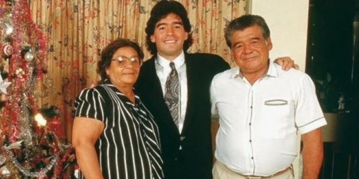 El emocionante audio inédito de Maradona que habla sobre Don Diego y Doña Tota: “Es maravillosa”