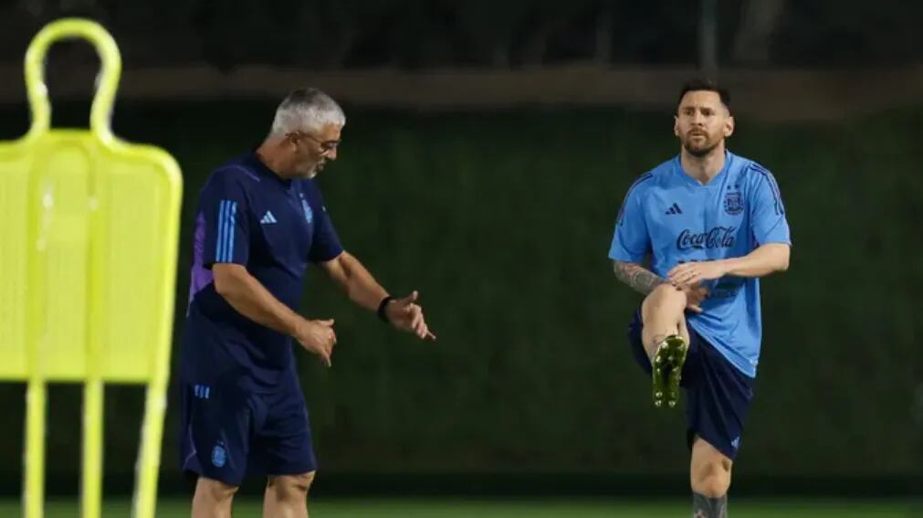 Alarma en la Selección Argentina: Lionel Messi se entrenó diferenciado por molestias físicas