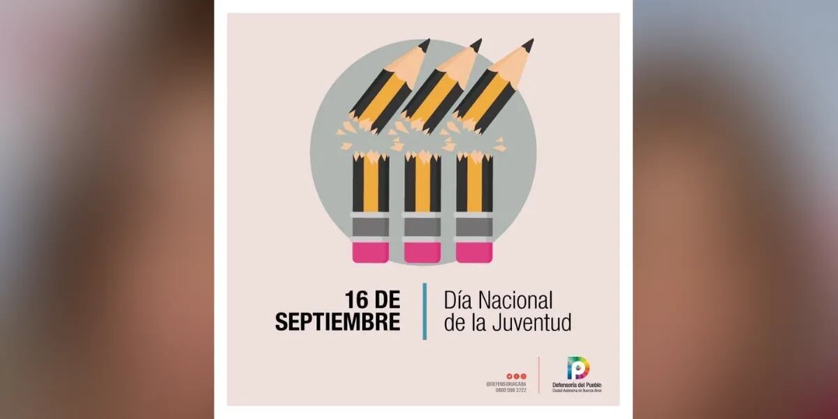 Día Nacional de la Juventud: por qué se conmemora el 16 de septiembre