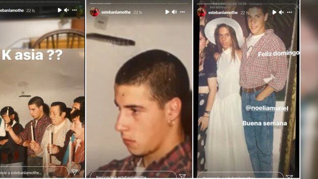 Esteban Lamothe compartió una foto de sus 15 años y las redes reaccionaron por su "peinado"