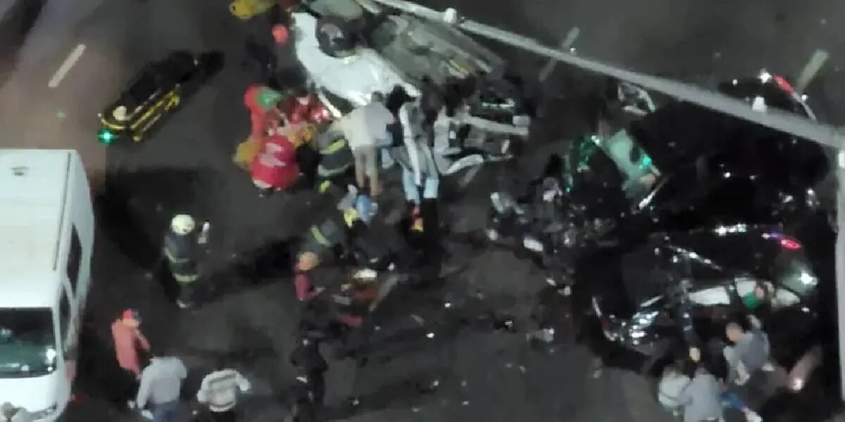Al menos 10 heridos por un choque múltiple frente al Hipódromo de la Ciudad