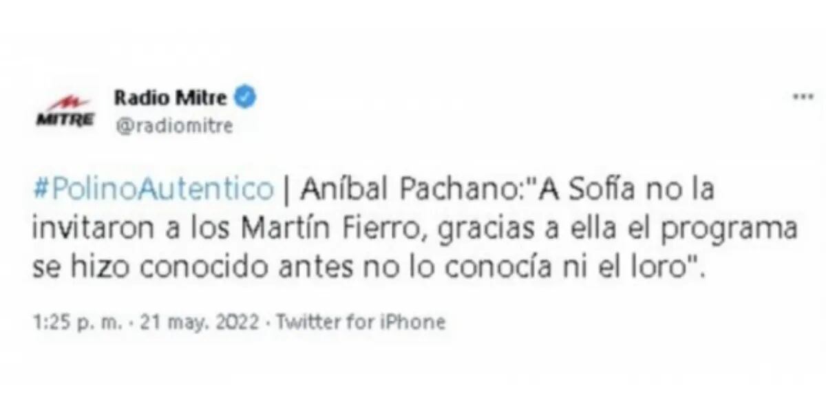 Aníbal Pachano fulminó a Cocineros argentinos y se puso del lado de su hija Sofía: “No los conocía ni el loro”