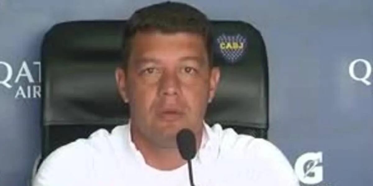 Corta, punzante y explosiva: Sebastián Battaglia no aceptó preguntas en una mini conferencia de prensa