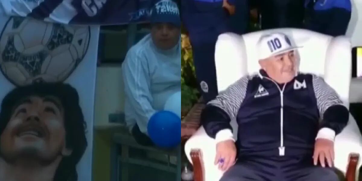 El emotivo homenaje a Diego Maradona durante la final de la Copa Argentina