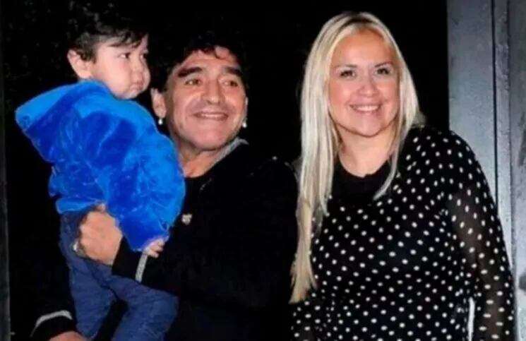 Diego Maradona, Verónica Ojeda y Dieguito Fernando