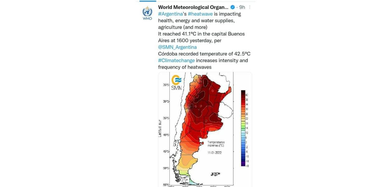 La dura advertencia de la Organización Metereológica Mundial sobre la ola de calor en Argentina: “Afecta a la salud”