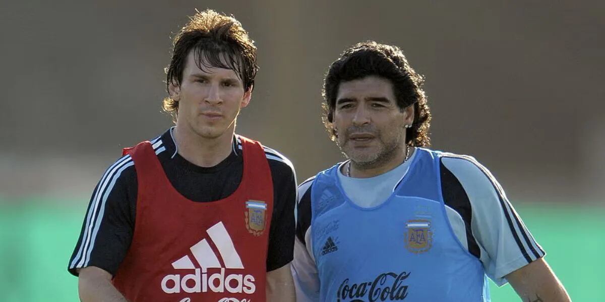 Los dobles de Lionel Messi y Diego Maradona se juntaron a tomar mate y revolucionaron Mar del Plata: “A lucrar algo”