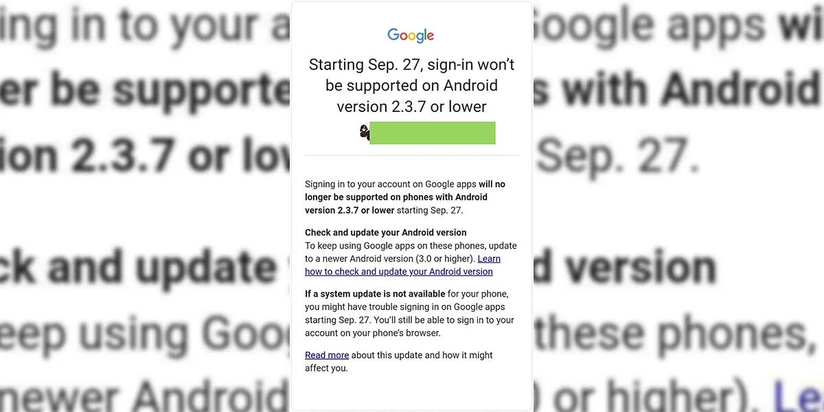 Google inhabilitará a versiones antiguas de Android: cuáles son y cuál es la fecha límite