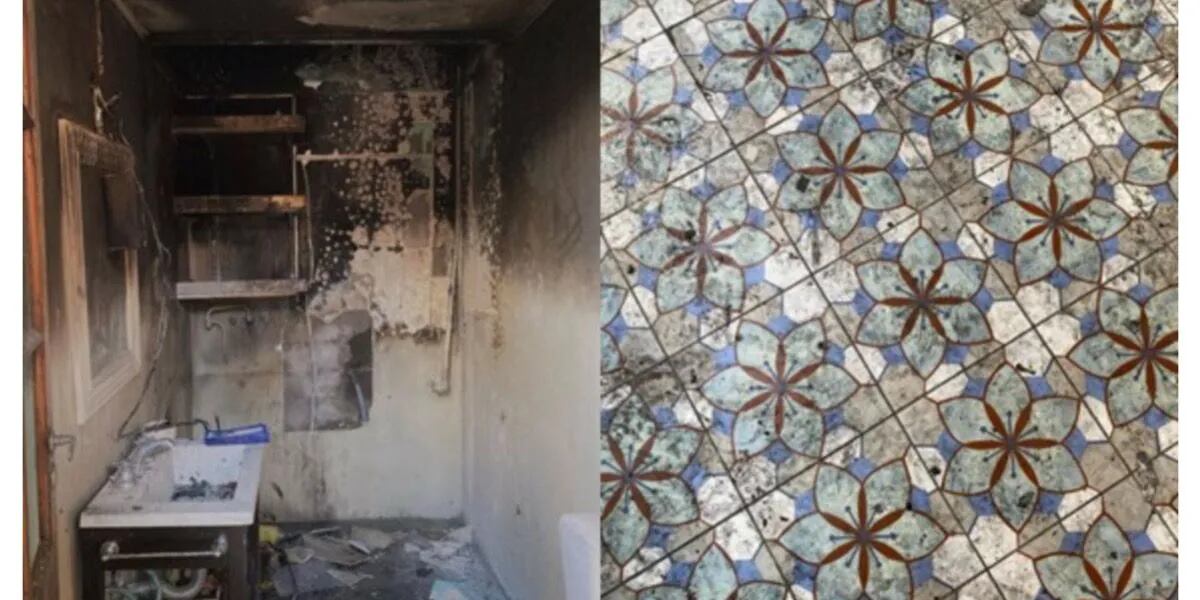 Se prendió fuego la casa de Santiago Giorgini mientras dormía la siesta: “Los vecinos gritaban”