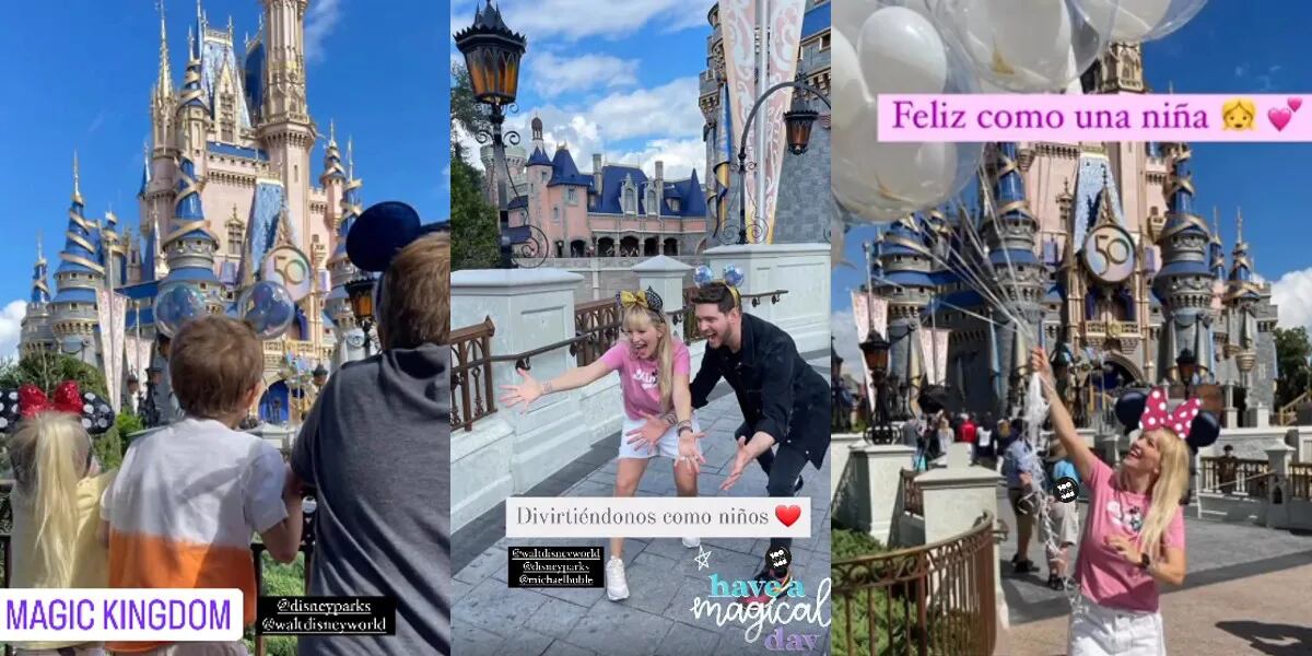 Luisana Lopilato se fue de vacaciones con su familia a Disney y estallaron las redes: “Caritas de felicidad”
