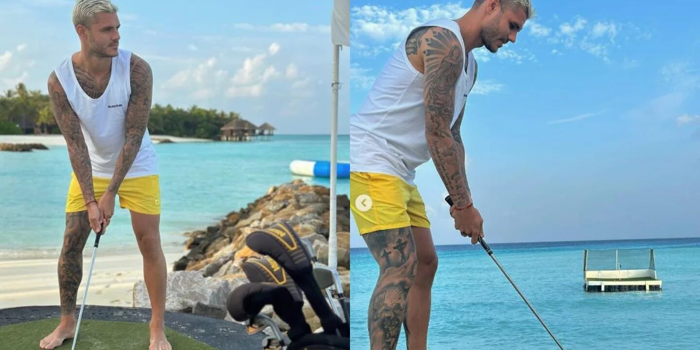 Escracharon a Mauro Icardi por contaminar el agua de las Islas Maldivas: “Además de gorr*ado, contaminás el mar”