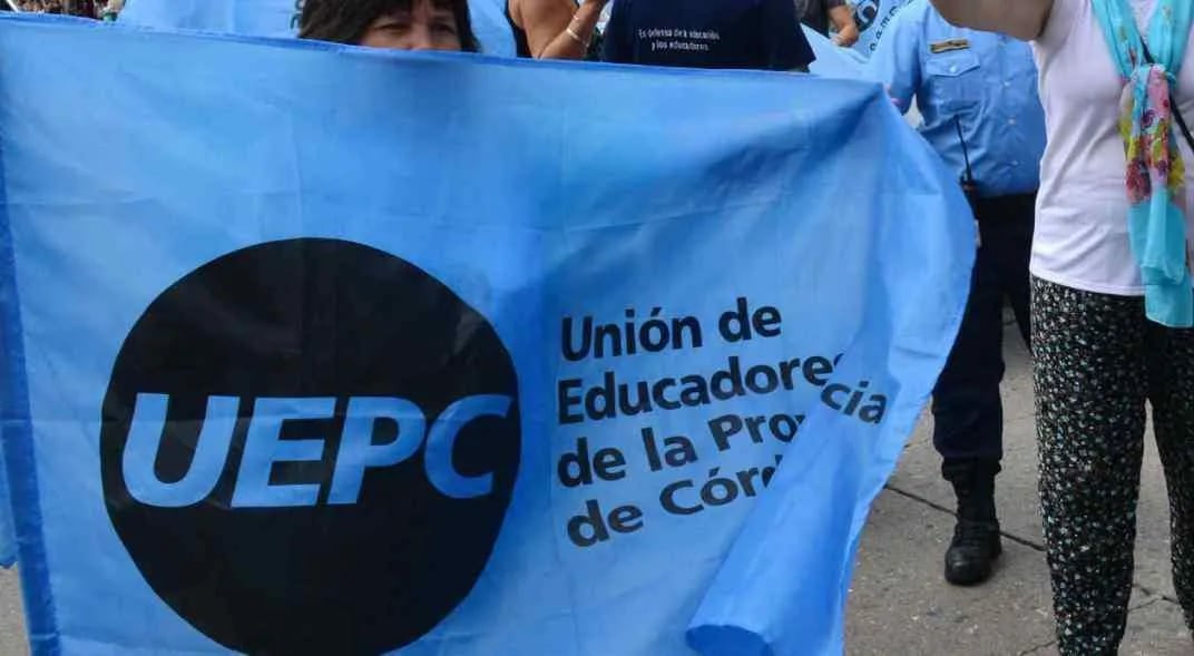 Córdoba: Uepc confirmó que adhiere al paro nacional y el miércoles no habrá clases en las escuelas públicas