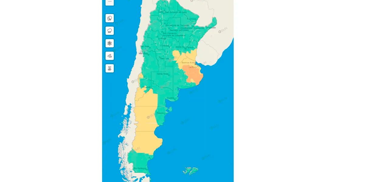 Alerta meteorológica nivel naranja por tormentas severas y granizo en Buenos Aires: cuándo comenzará