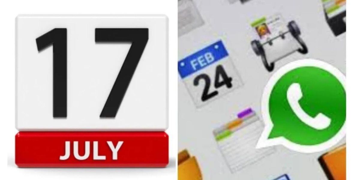 WhatsApp: por qué el emoji de calendario es el 17 de julio y el 24 de febrero