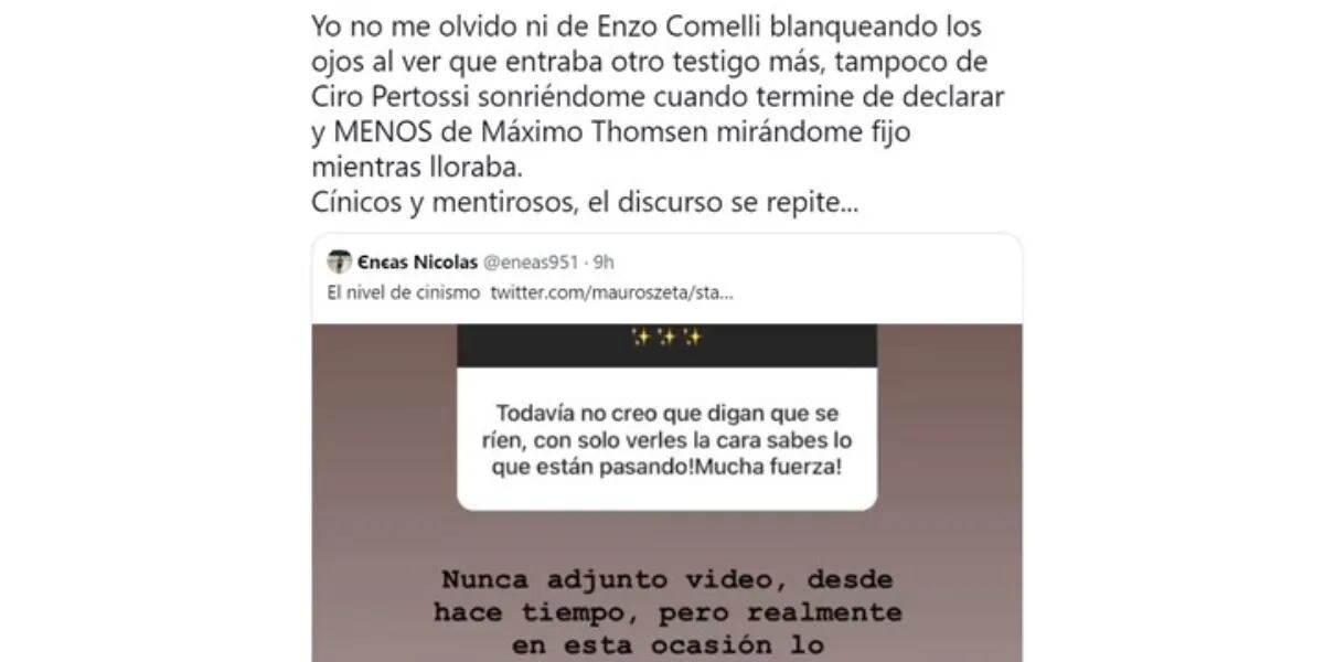 El fuerte mensaje de la joven que le hizo RCP a Fernando Báez Sosa contra los rugbiers acusados: “Cínicos y mentirosos”