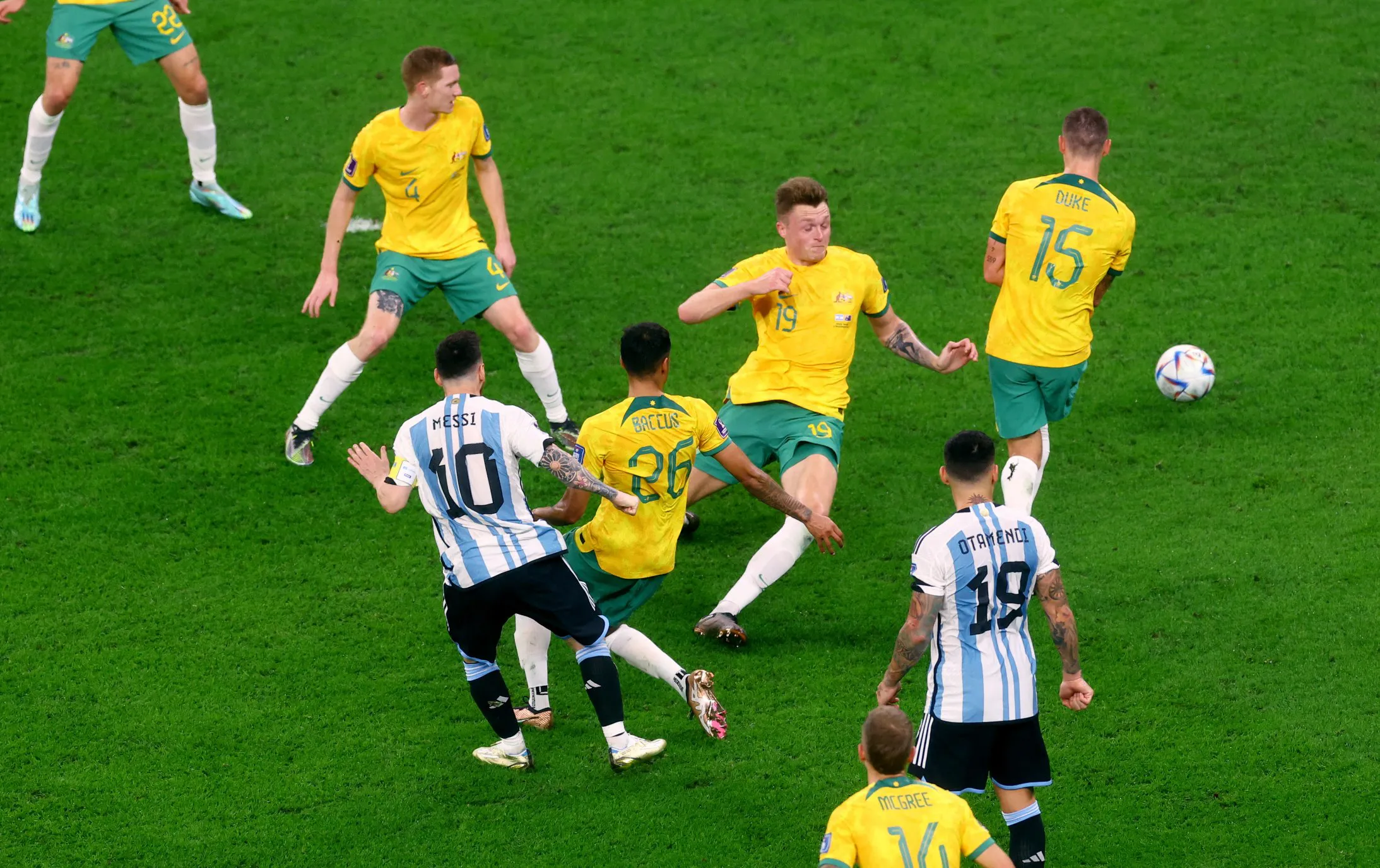 Con un gol de Messi, Argentina derrotó a Australia en Beijing
