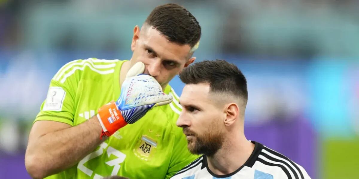 Dibu Martínez contó el íntimo intercambio que tuvo con Lionel Messi tras ganar el Mundial: “Me respondió lo mismo”