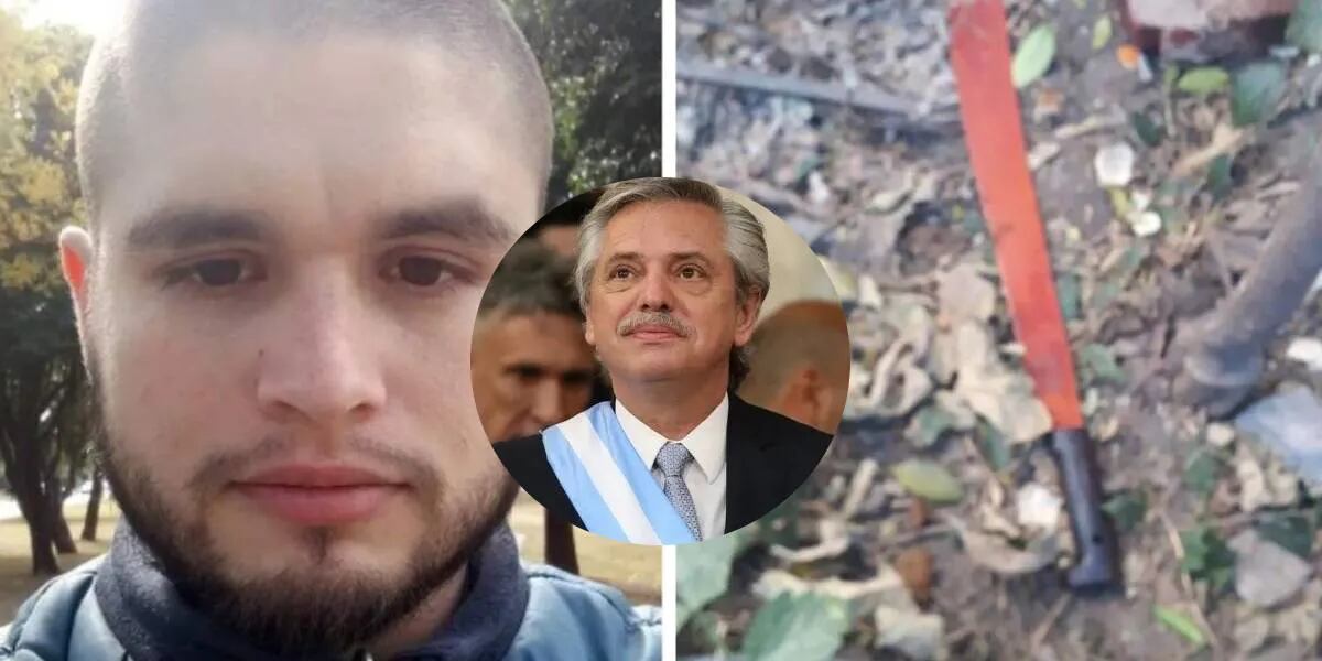 El hombre que atacó a machetazos a su familia planeaba asesinar a Alberto Fernández junto a un “seguidor”