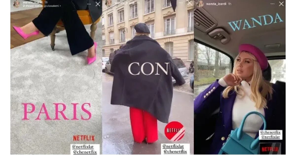 Wanda Nara debuta en Netflix con una producción en París: “Terminamos de grabar”