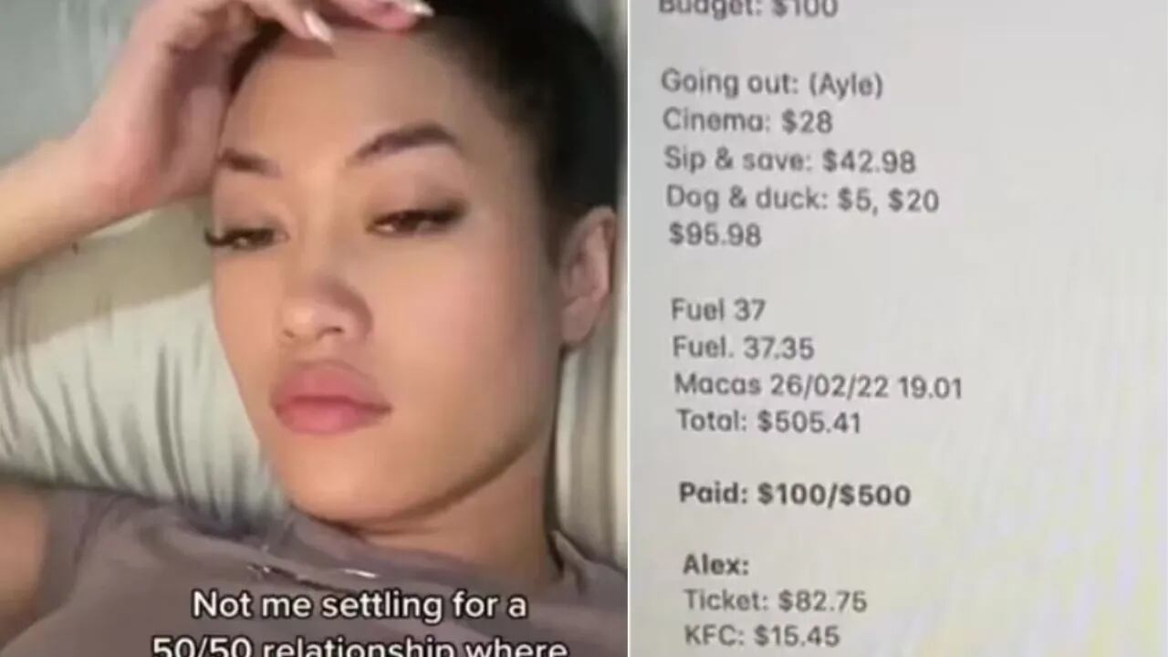 Su ex novio le envió la cuenta de todo lo que pagó durante la relación: cine, pizza y nafta