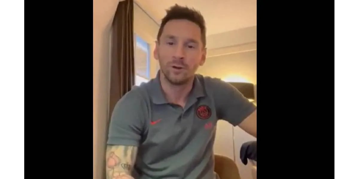 El mensaje buena onda de Lionel Messi para un ex jugador de fútbol: "Te voy a buscar y a seguir”