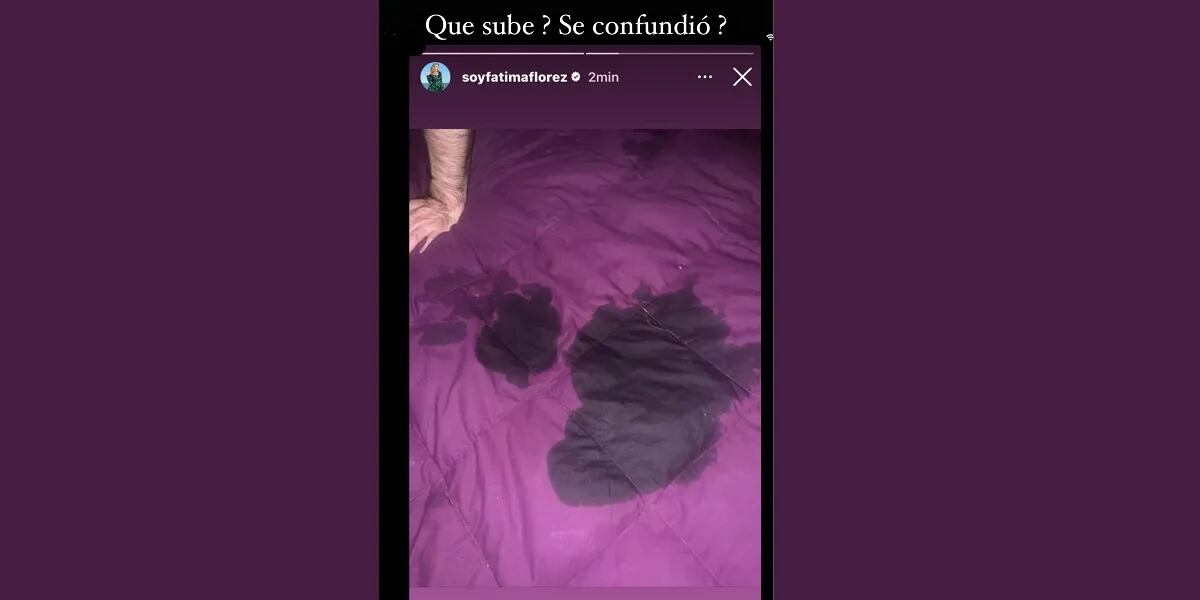 La intimísima foto que compartió Fátima Florez y después tuvo que borrar: “¿Se confundió?”