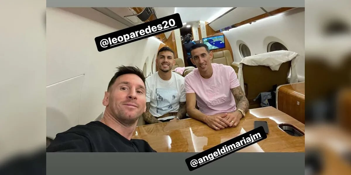 Lionel Messi se despidió de Argentina con una postal en el avión y un emocionante posteo