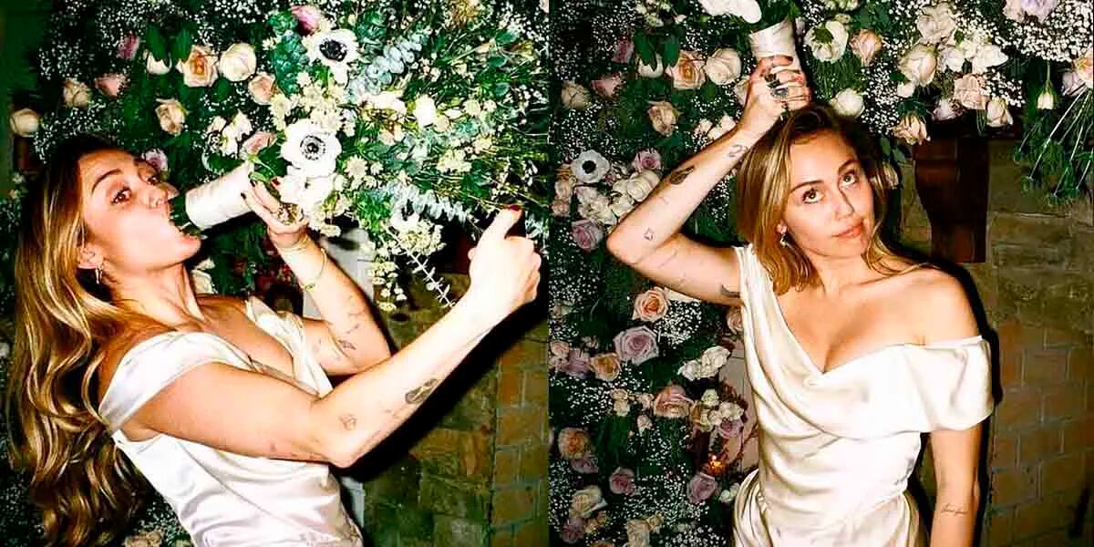La historia detrás de la foto de Miley Cyrus haciendo el gesto del Dibu Martínez