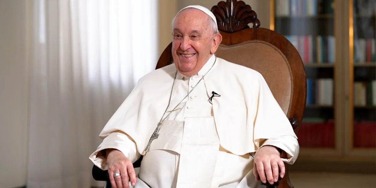 El Papa Francisco estuvo por primera vez en un estudio de televisión para una entrevista